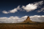 Thunderstorm moving into Monument Valley